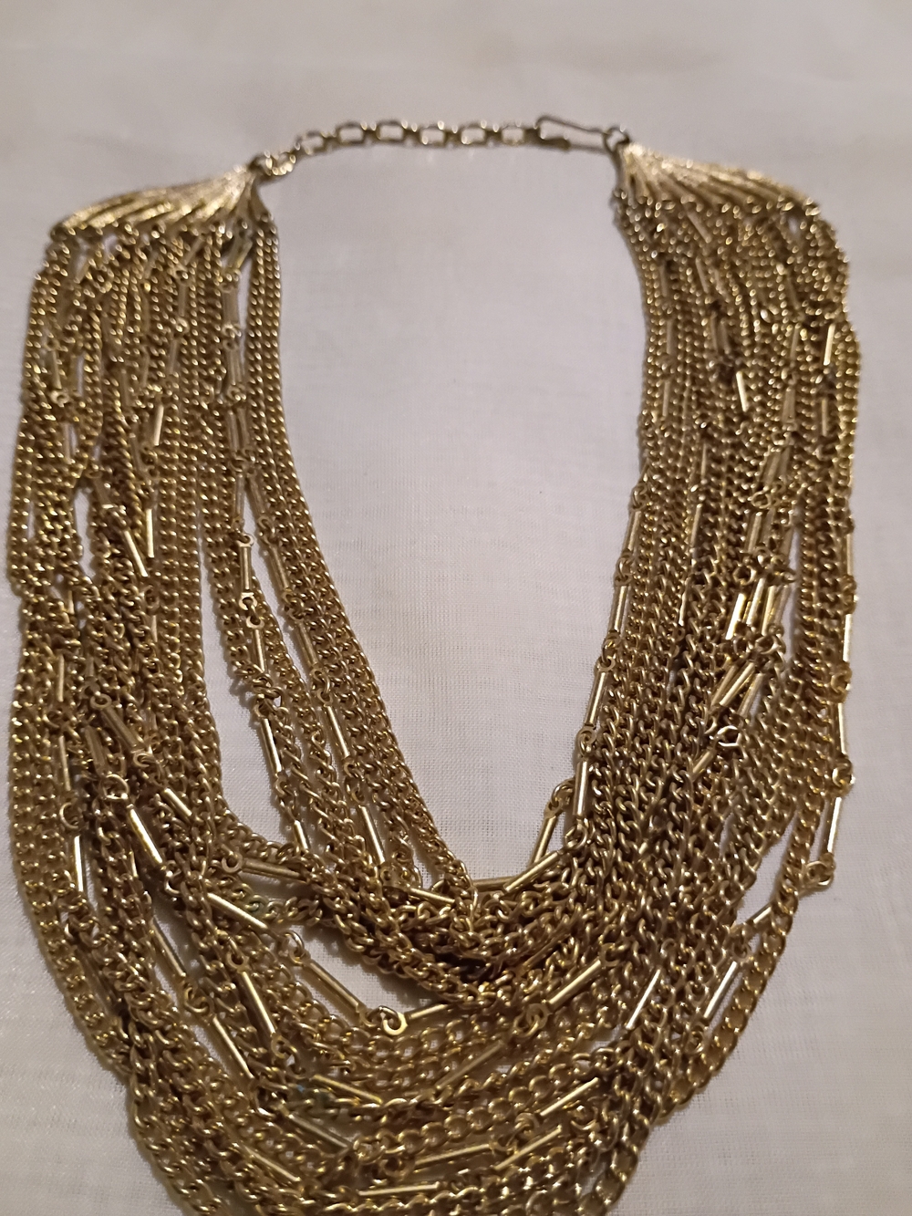 Coro Gold Multi-Strand Statement Necklace - Women Jewelry